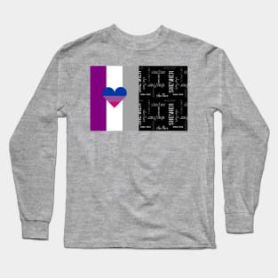 Ace, Biromantic, She/Her Pronouns - Identity Pride Long Sleeve T-Shirt